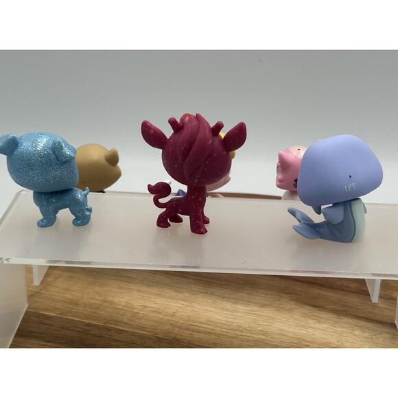Littlest Pet Shop Hasbro Lot of 6 Mini LPS Animal Figures Cat Dog Walrus Deer - Picture 8 of 11